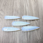 5 Opalite Ornamental Spearheads  #9658      Arrowhead
