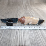 Deer Foot Handle Glass Blade Ornamental Knife #34166    Mountain Man Knife