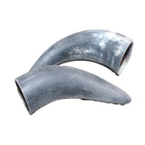2 Small Unfinished Cow Horns #366    Natural Colored