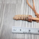 Rattlesnake Rattle  Necklace  #17366    Mountain Man Necklace