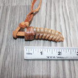 Rattlesnake Rattle  Necklace  #17366    Mountain Man Necklace