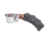 Impala Horn Handle Stone Blade Ornamental Knife #05766    Mountain Man Knife
