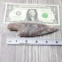 1 Stone Ornamental Knife Blade  #0758     Mountain Man Knife