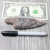 1 Stone Ornamental Knife Blade  #0758     Mountain Man Knife