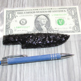 1 Obsidian Ornamental Knife Blade  #966    Mountain Man Knife