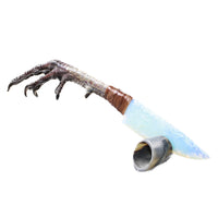 Turkey Foot Handle Opalite Blade Ornamental Knife #1758     Mountain Man Knife