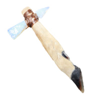 Deer Foot Handle Opalite Head Ornamental Tomahawk #4858    Mountain Man Knife Axe Hatchet