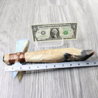 Deer Foot Handle Opalite Head Ornamental Tomahawk #4858    Mountain Man Knife Axe Hatchet