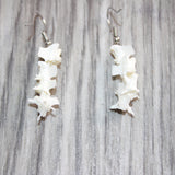 Rattlesnake Vertebrae  Earrings  #25166   Mountain Man Earrings
