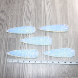 5 Opalite Ornamental Spearheads  #866      Arrowhead