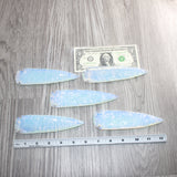 5 Opalite Ornamental Spearheads  #866      Arrowhead
