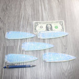 5 Opalite Ornamental Spearheads  #866      Arrowhead