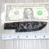 1 Obsidian Ornamental Knife Blade  #466    Mountain Man Knife