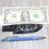 1 Obsidian Ornamental Knife Blade  #466    Mountain Man Knife