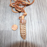 Large Rattlesnake Rattle  Necklace  #17466    Mountain Man Necklace