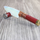 Shotgun Shell Handle Opalite Blade Ornamental Knife #15366     Mountain Man Knife