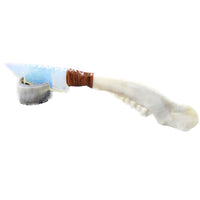 Deer Jaw Handle Opalite Blade Ornamental Knife #8958     Mountain Man Knife