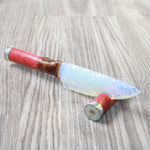 Shotgun Shell Handle Opalite Blade Ornamental Knife #3058     Mountain Man Knife