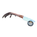 Turkey Foot Handle Opalite Blade Ornamental Knife #26566     Mountain Man Knife