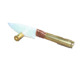 50 Cal Handle Opalite Blade Ornamental Knife #23666     Mountain Man Knife
