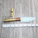 50 Cal Handle Opalite Blade Ornamental Knife #23666     Mountain Man Knife