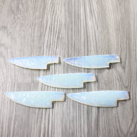 5 Opalite Ornamental Knife Blades  #3158    Mountain Man Knife