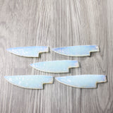 5 Opalite Ornamental Knife Blades  #3158    Mountain Man Knife
