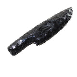 1 Obsidian Ornamental Knife Blade  #5158    Mountain Man Knife