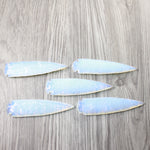 5 Opalite Ornamental Spearheads  #9158      Arrowhead