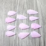 10 Large Glass Ornamental Arrowheads  #8258    Spearhead