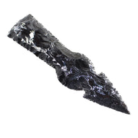 1 Obsidian Ornamental Tomahawk Head  #1258    Axe Hatchet Ax