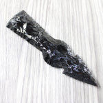 1 Obsidian Ornamental Tomahawk Head  #1258    Axe Hatchet Ax