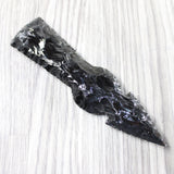 1 Obsidian Ornamental Tomahawk Head  #1258    Axe Hatchet Ax