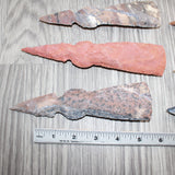 10 Stone Ornamental Tomahawk Heads  #466    Agate Jasper Axe Hatchet Ax