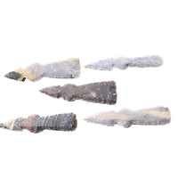 5 Stone Ornamental Tomahawk Heads  #7358    Agate Jasper Axe Hatchet Ax
