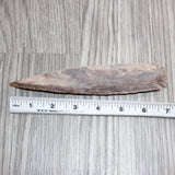 1 Stone Ornamental Spearhead  #266     Agate Jasper Arrowheads