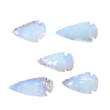 5 Large Opalite Ornamental Arrowheads  #4458    Arrowhead