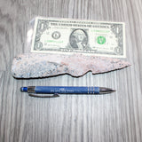 1 Stone Ornamental Tomahawk Head #967       Agate Jasper Ax Axe Hatchet