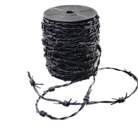 25 Yards of Leather Barbed Wire Antique Black Color  #2540