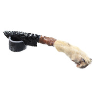 Coyote Foot Handle Obsidian Blade Ornamental Knife #1858  Mountain Man Knife