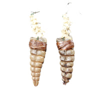 Rattlesnake Rattle Plus Vertebrae Earrings  #4858  Mountain Man Earrings