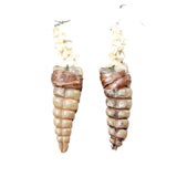 Rattlesnake Rattle Plus Vertebrae Earrings  #4858  Mountain Man Earrings