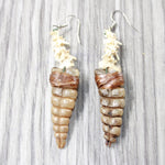 Rattlesnake Rattle Plus Vertebrae Earrings  #4858  Mountain Man Earrings