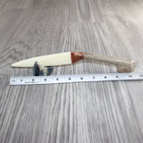 Deer Antler Handle Bone Blade Ornamental Knife #32067    Mountain Man Knife