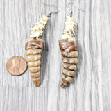 Rattlesnake Rattle Plus Vertebrae Earrings  #4858  Mountain Man Earrings