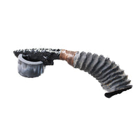 Springbok Horn Handle Obsidian Blade Ornamental Knife #6958  Mountain Man Knife