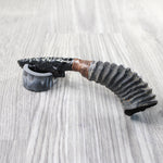 Springbok Horn Handle Obsidian Blade Ornamental Knife #6958  Mountain Man Knife
