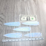 5 Opalite Ornamental Spearheads  #467      Arrowhead