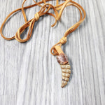 Large Rattlesnake Rattle  Necklace  #6958    Mountain Man Necklace