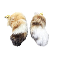 Bobcat Tail Earrings  #4058  Mountain Man Earrings